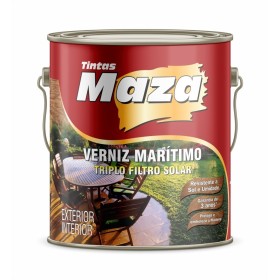 Verniz Marítimo Incolor Natural Fosco Madeira 3,6l Maza