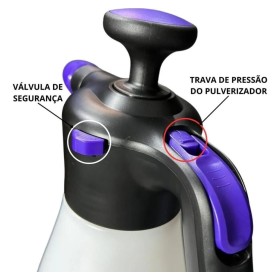 Pulverizador de Compressão Manual 2 em 1 Snow Foam Zacs 1,8l